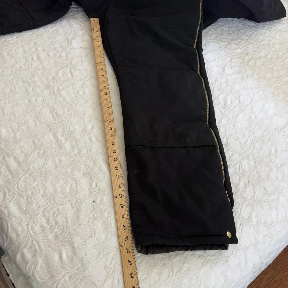 Dickies‎ TV239BK XL Tall Duck Insulated Coveralls Black Double Knee Workwear